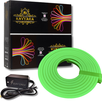 KAVYARA 600 LEDs 5 m Green Steady Strip Rice Lights(Pack of 1)