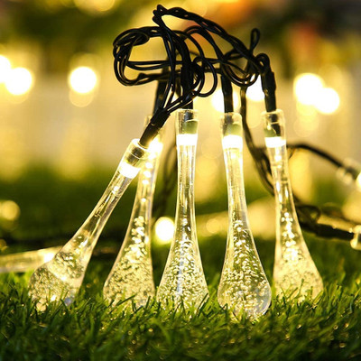Sinoman 14 LEDs 2 m Yellow Steady Water Drop Rice Lights(Pack of 1)