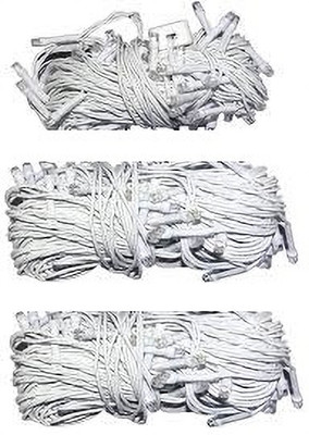 AAKRISH 25 LEDs 9 m White Steady String Rice Lights(Pack of 3)