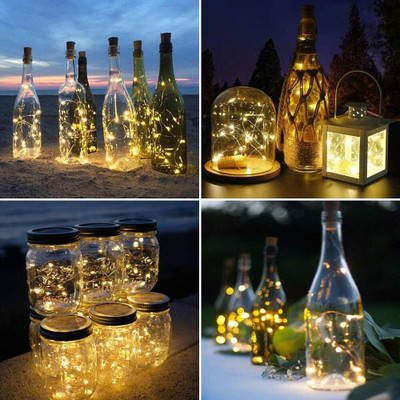Asharya 20 LEDs 2 m Gold Steady Ball Rice Lights(Pack of 5)