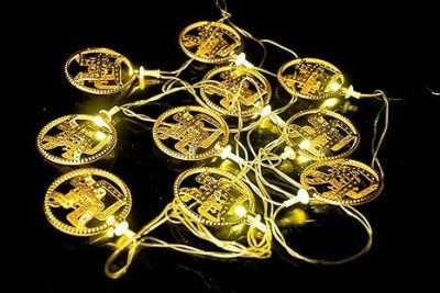 Tredd Enterprises 10 LEDs 3.048 m Gold Steady Moon Rice Lights(Pack of 1)