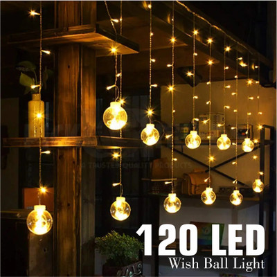 Sunaze 138 LEDs 3 m Beige Color Changing Ball Rice Lights(Pack of 1)