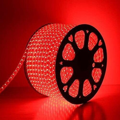 Gesto 600 LEDs 5 m Red Steady Strip Rice Lights(Pack of 1)