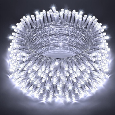 TECH GAMERZ 40 LEDs 12 m Silver Flickering String Rice Lights(Pack of 1)