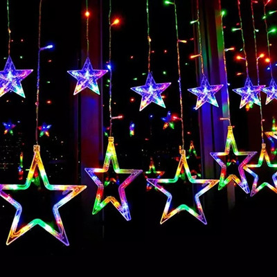MR VAJANI 136 LEDs 3 m Multicolor Color Changing Star Rice Lights(Pack of 1)