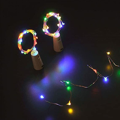 Lexton 20 LEDs 2 m Multicolor Color Changing Ball Rice Lights(Pack of 2)