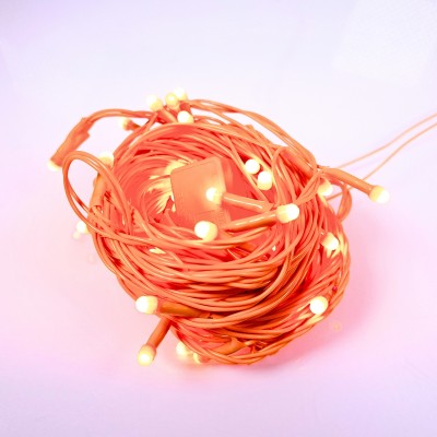 Sundelier 40 LEDs 15 m Orange Steady String Rice Lights(Pack of 1)