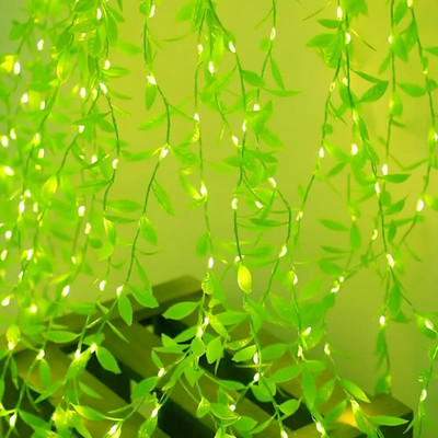 inooBeam 180 LEDs 3.4 m Yellow Flickering Leaf Rice Lights(Pack of 1)