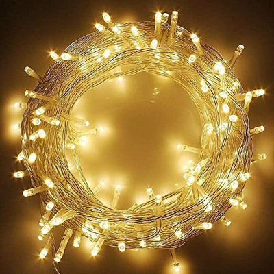 Ever Forever 35 LEDs 10 m Gold Steady String Rice Lights(Pack of 1)