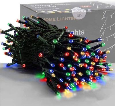 Meneon 36 LEDs 8 m Multicolor Steady String Rice Lights(Pack of 1)