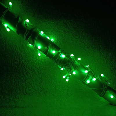 Neil-Kart 40 LEDs 10 m Green Steady String Rice Lights(Pack of 1)