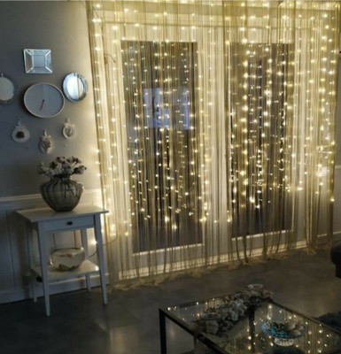 Business Squad 200 LEDs 7 m White Steady String Rice Lights(Pack of 10)