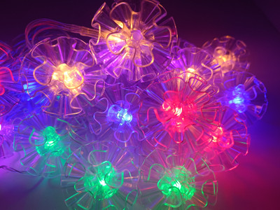Bandhan Enterprises 16 LEDs 4 m Multicolor Steady Flower Rice Lights(Pack of 1)