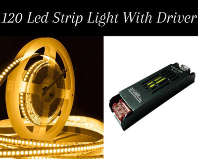 SEETASTIC 120 LEDs 5 m Yellow Steady Strip Rice Lights(Pack of 1)