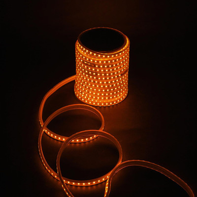 33 Foot 10M Rope Light Waterproof High Brightness For Indoor/Outdoor Use 720 LEDs 10 m Orange Steady Strip Rice Lights(Pack of 1)