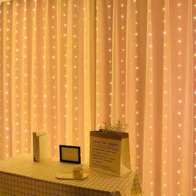 KAVYARA 300 LEDs 3 m Yellow Flickering String Rice Lights(Pack of 1)
