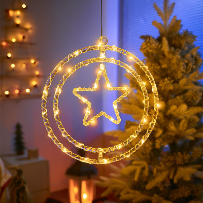WBD 40 LEDs 1 m Yellow Flickering Star Rice Lights(Pack of 1)