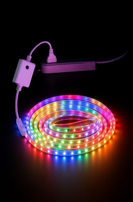 Bronxton 100 LEDs 10 m Multicolor Color Changing, Flickering Strip Rice Lights(Pack of 1)