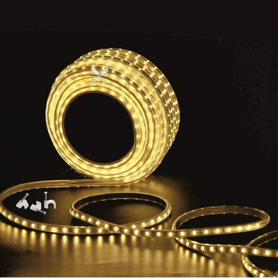 skybright 3000 LEDs 25 m Gold Steady Strip Rice Lights(Pack of 1)