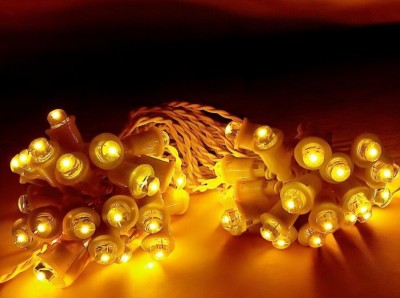 Shiv Shankar Sells 50 LEDs 10 m Yellow Steady Bulb Rice Lights(Pack of 1)