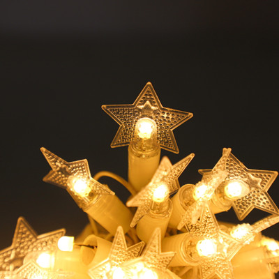 CEELIGHT 48 LEDs 9 m Yellow Steady Star Rice Lights(Pack of 1)