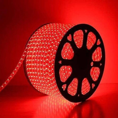 TRAVON 600 LEDs 15 m Red Steady Strip Rice Lights(Pack of 1)