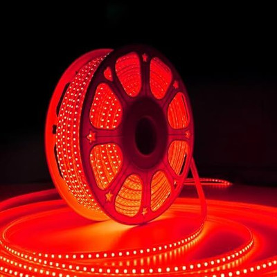 goblet 240 LEDs 5 m Red Steady Strip Rice Lights(Pack of 1)