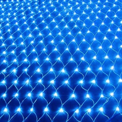 Smuf 180 LEDs 3.3 m Blue Flickering, Steady String Rice Lights(Pack of 1)