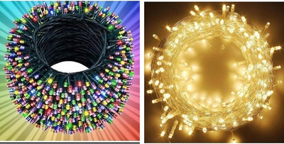 NEERUSSTORE 36 LEDs 12 m Multicolor Steady Ball Rice Lights(Pack of 2)