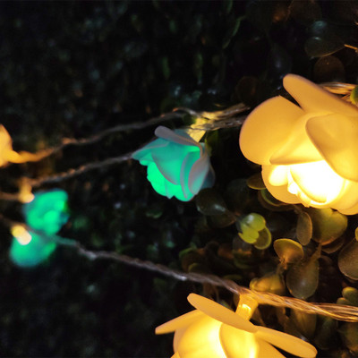 NISCO 20 LEDs 4 m Yellow Steady Flower Rice Lights(Pack of 1)