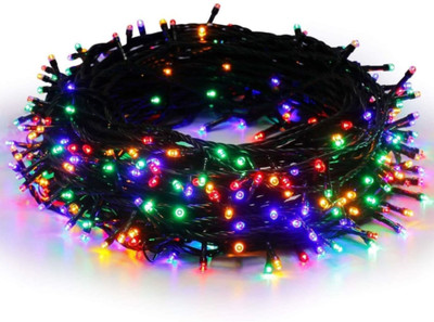 The Mooch Co. 120 LEDs 30 m Multicolor Color Changing, Flickering String Rice Lights(Pack of 1)