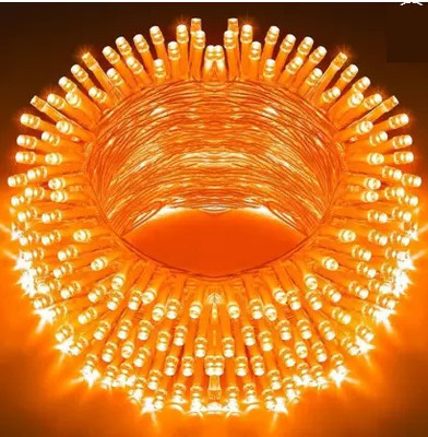 TECH GAMERZ 40 LEDs 12 m Orange Flickering String Rice Lights(Pack of 1)