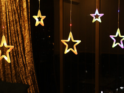 MZ 200 LEDs 4.5 m White Flickering Star Rice Lights(Pack of 1)