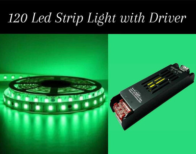 MAGINATO 120 LEDs 5 m Green Steady Strip Rice Lights(Pack of 1)