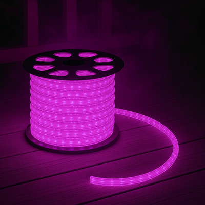 WIRE ME SAFE 3000 LEDs 25 m Pink Steady Strip Rice Lights(Pack of 1)