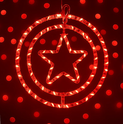 MPROW 50 LEDs 0.3 m Red Flickering Star Rice Lights(Pack of 1)