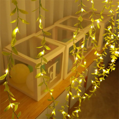 BSVR 200 LEDs 3 m Yellow Flickering Leaf Rice Lights(Pack of 1)