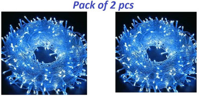 AJOLA 36 LEDs 12 m Blue Steady Ball Rice Lights(Pack of 2)