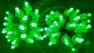 A.S.D. Electronics 200 LEDs 34.12 m Green Steady String Rice Lights(Pack of 4)