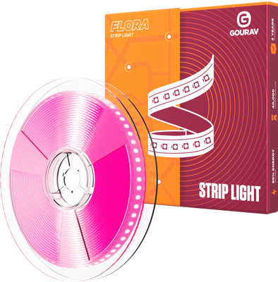 GOURAV 1200 LEDs 5 m Pink Steady Strip Rice Lights(Pack of 1)