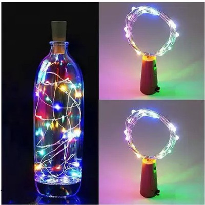 SERULA 22 LEDs 2.03 m Multicolor Steady String Rice Lights(Pack of 2)