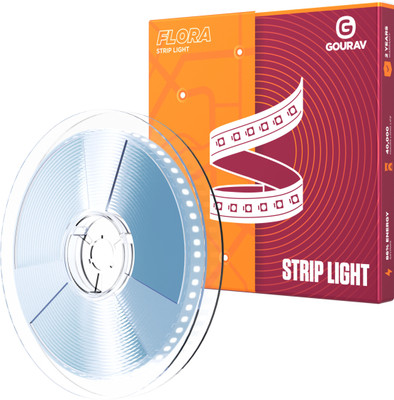 GOURAV 600 LEDs 5 m White Steady Strip Rice Lights(Pack of 1)