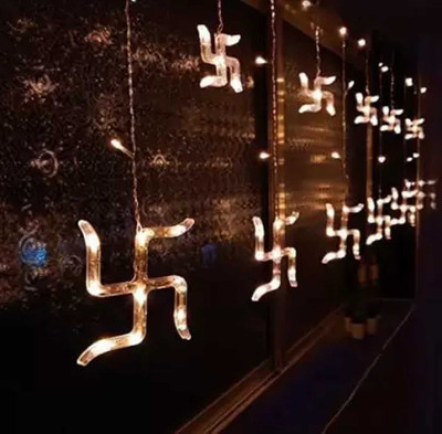 ACCESSORIZEMEII 140 LEDs 2.74 m Gold Flickering, Steady String Rice Lights(Pack of 1)