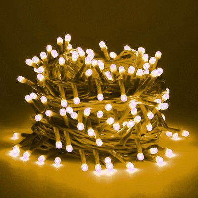 KAVORA 62 LEDs 18 m White, Yellow Steady String Rice Lights(Pack of 1)