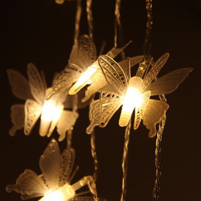WunderVoX 16 LEDs 5.33 m Transparent Steady Butterfly Rice Lights(Pack of 1)