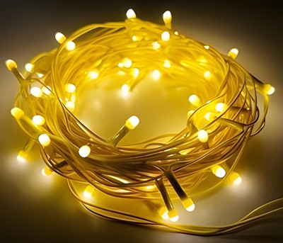 Vespa 40 LEDs 9 m Yellow Steady String Rice Lights(Pack of 1)