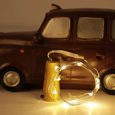 PRIMEFAIR 10 LEDs 2 m Yellow Flickering Bottle Rice Lights(Pack of 1)
