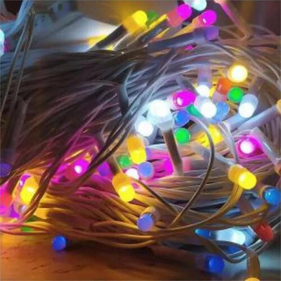 WBD 40 LEDs 9 m Multicolor Color Changing Bulb Rice Lights(Pack of 1)