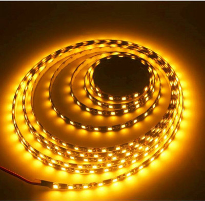 Adwait 600 LEDs 5 m Yellow Steady Strip Rice Lights(Pack of 1)
