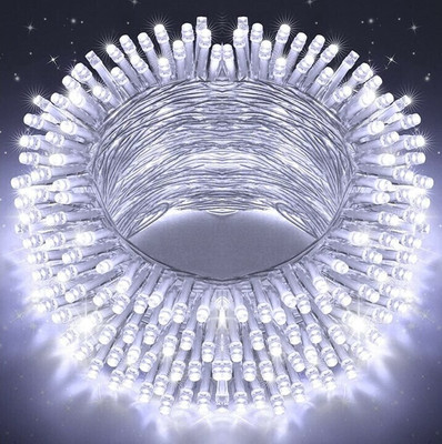 spark world 40 LEDs 11 m White Steady Bulb Rice Lights(Pack of 1)